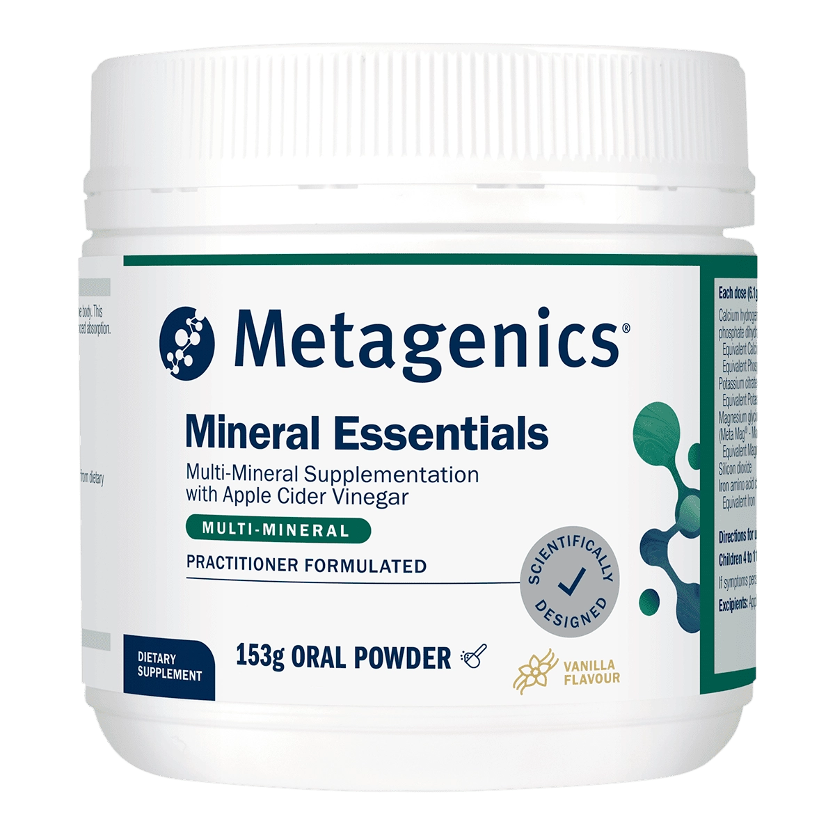 Metagenics Mineral Essentials Oral Powder 153g