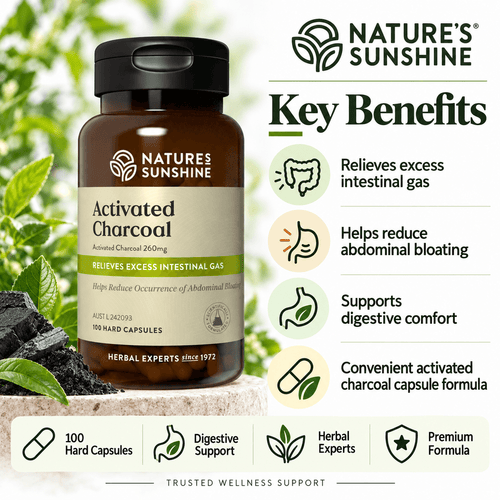 Activated Charcoal — 260mg