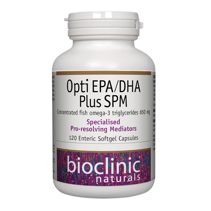 Bioclinic Naturals Opti EPA/DHA Plus SPM 120 Caps